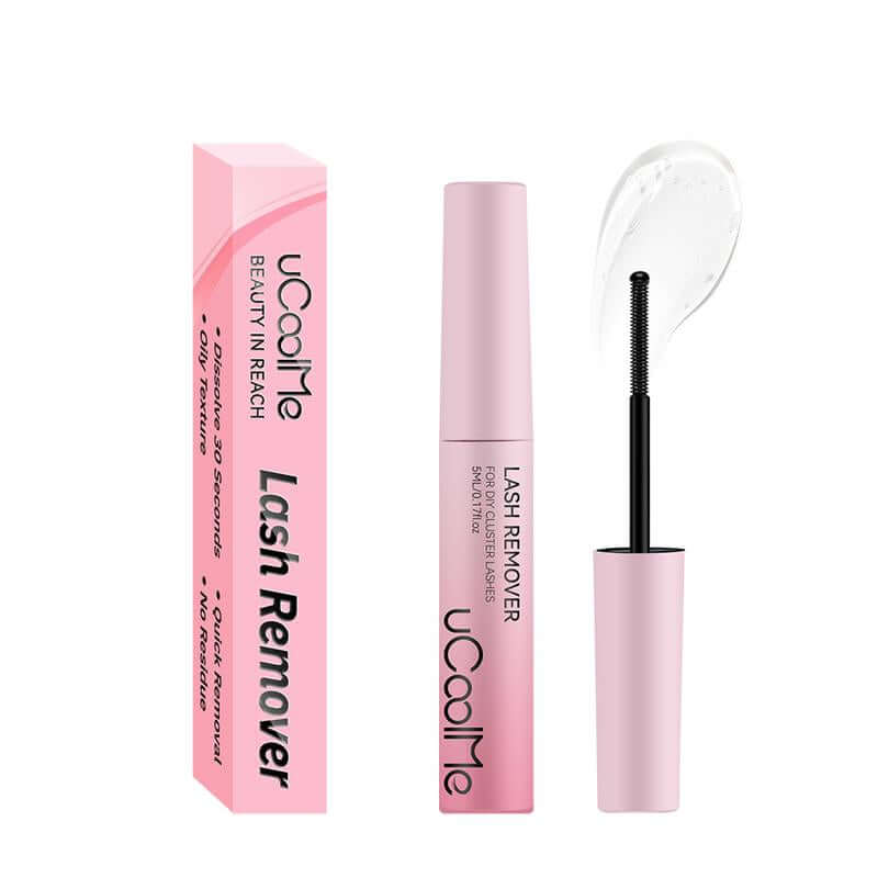 [Upgrade New] Ucoolme Lashes 2In1 Bond & Seal Waterproof Glue for Lashes Cluster Strong Hold for Beginner Friend Makeup Glue & Remover