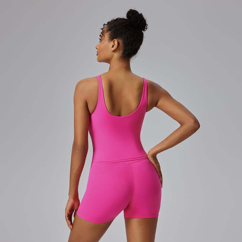 AFZ Two-Piece Set Women'S Solid round Neck Tee & High Waist Biker Shorts Tracksuit Set, Casual Sportswear for Indoor Outdoor Wear, Gymwear, Yoga Tracksuit Set, Workout Sets Women, Fitness Clothes