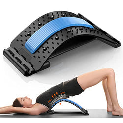 NNUIBY Back Stretcher for Lower Back Pain Relief, 3 Level Back Cracking Device for Herniated Disc, Scoliosis, Back Cracker Board,Spine Decompression